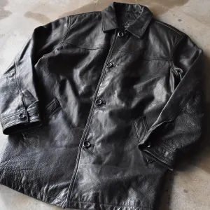 90-00’s J.Ferrar レザージャケット カーコート 240304