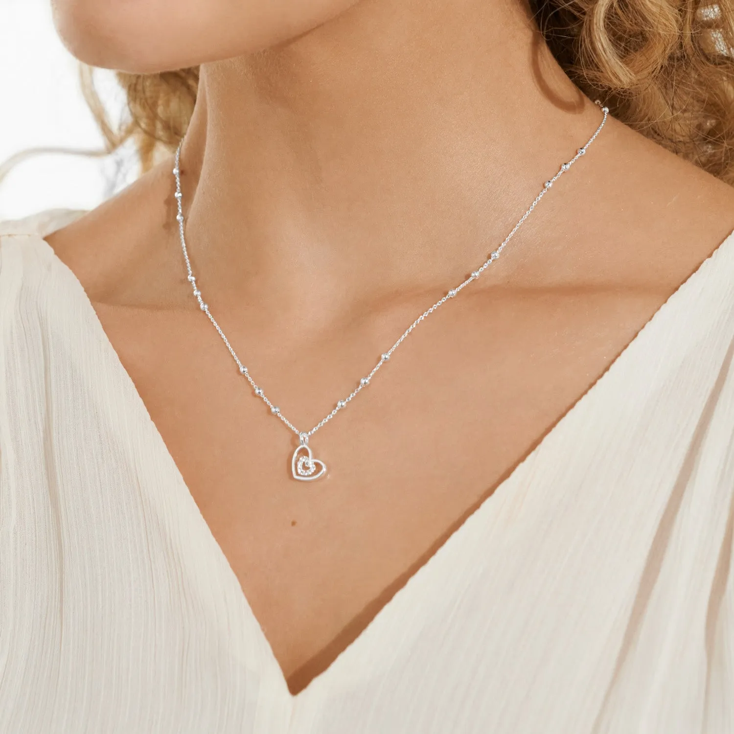 A Little Happy Birthday Auntie Silver Plated Necklace 7811