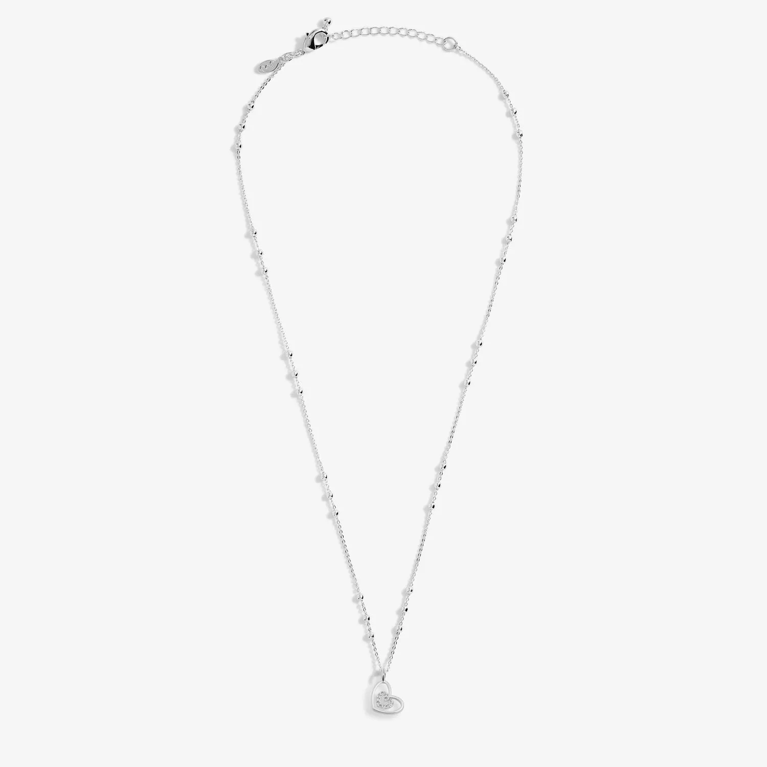 A Little Happy Birthday Auntie Silver Plated Necklace 7811