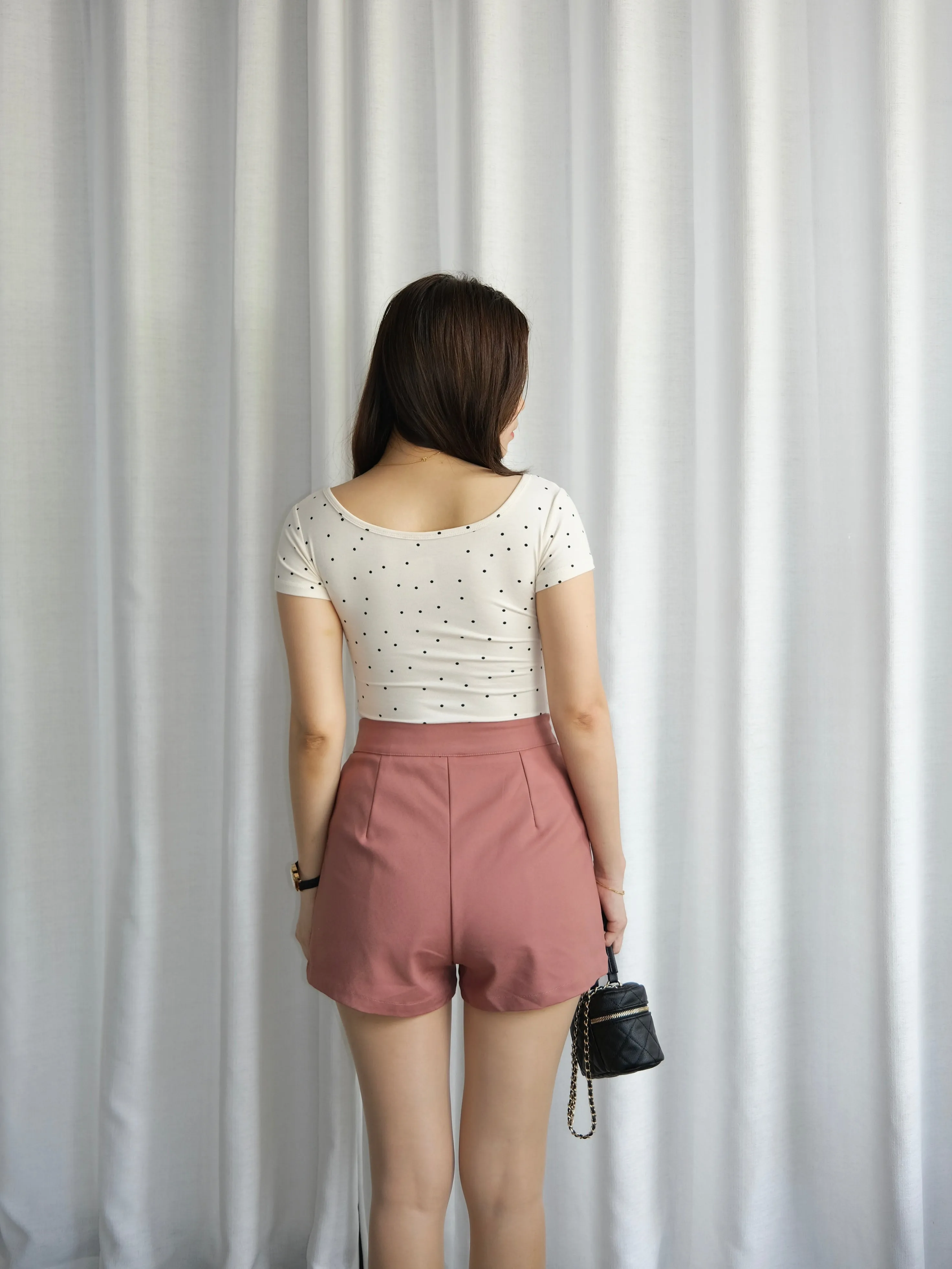 ACEWIN Tie Waist Premium High Waist Shorts (Size S-XXL) 501780