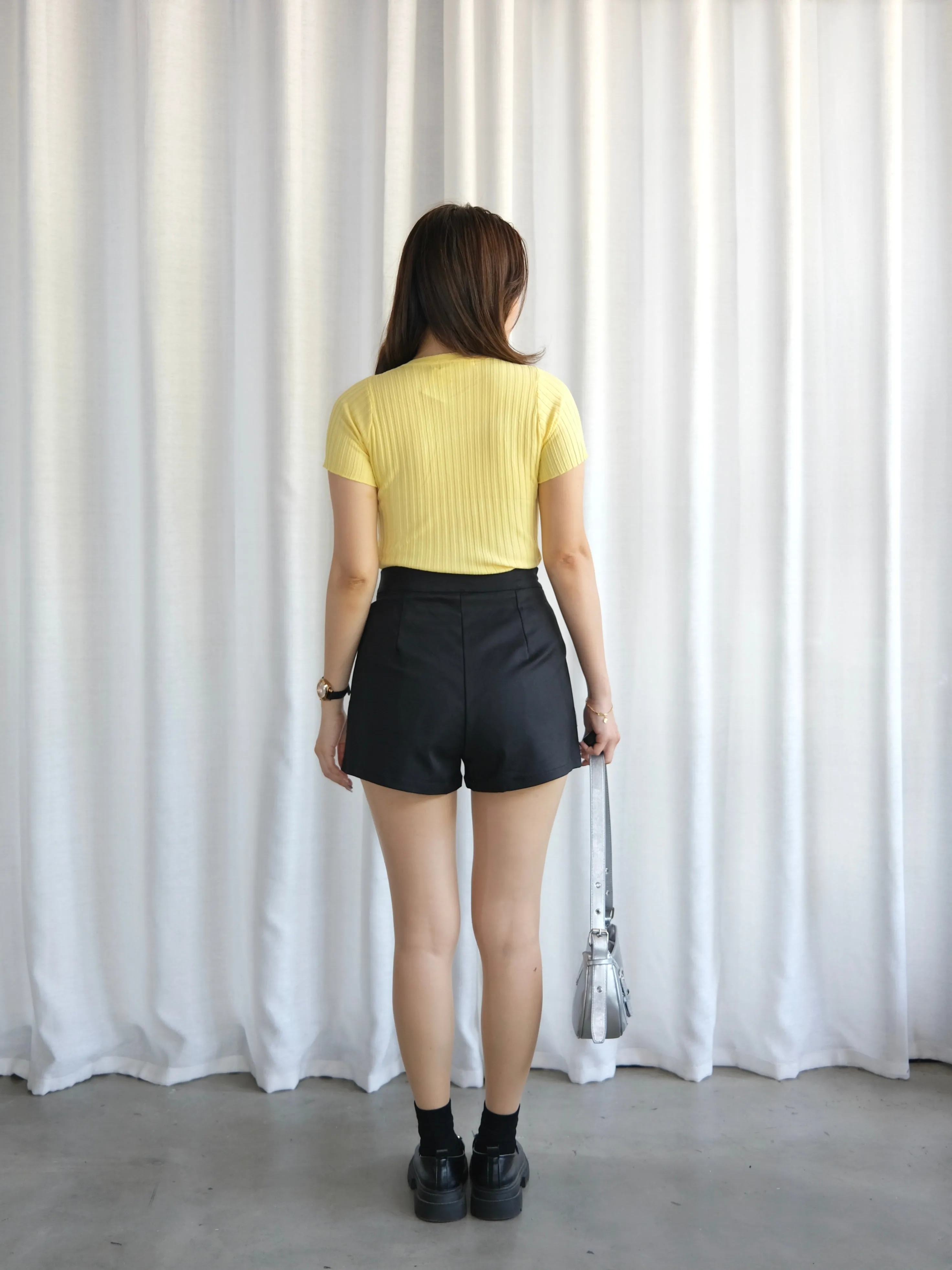 ACEWIN Tie Waist Premium High Waist Shorts (Size S-XXL) 501780