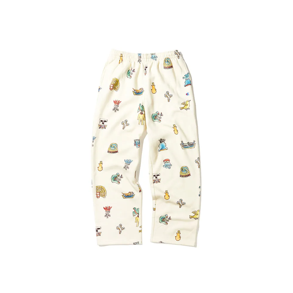 Angelo Baque x Champion Straight Hem Pant (Codex Chalk White)