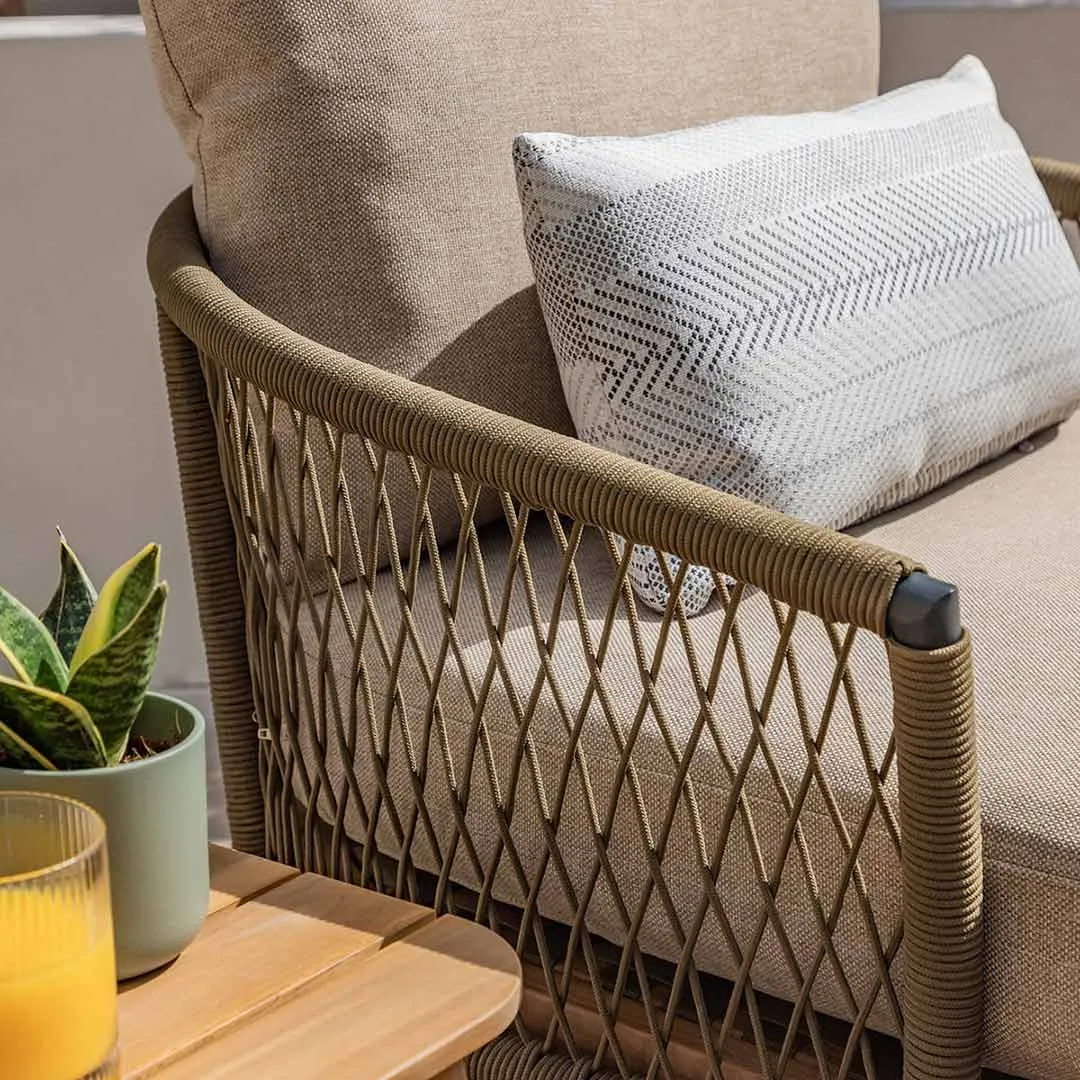 Bali Rope Weave Sun Lounger Set