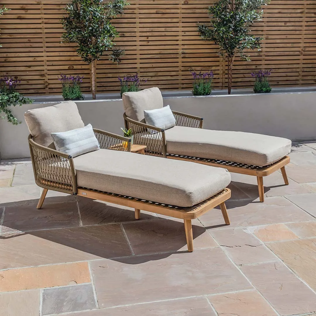 Bali Rope Weave Sun Lounger Set