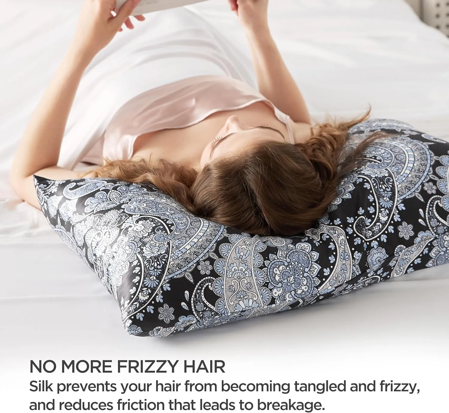 Bedsure Mulberry Silk Pillowcase