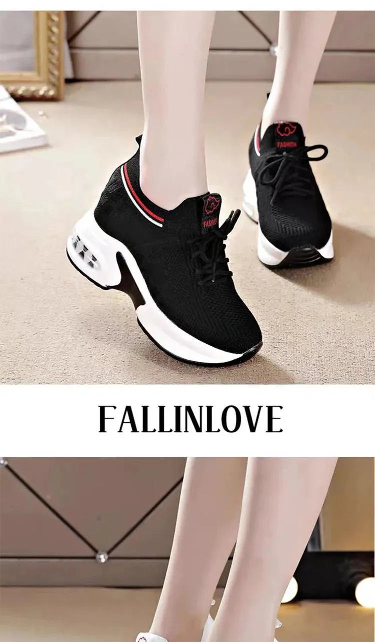 Breathable Increase Height Air Cushion Sports Shoes