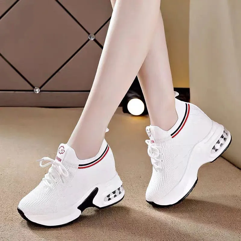 Breathable Increase Height Air Cushion Sports Shoes