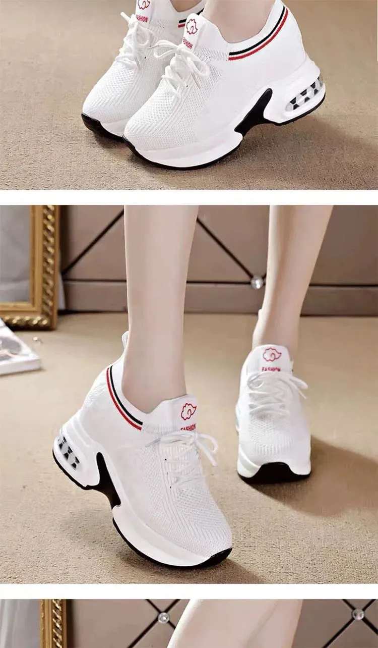 Breathable Increase Height Air Cushion Sports Shoes