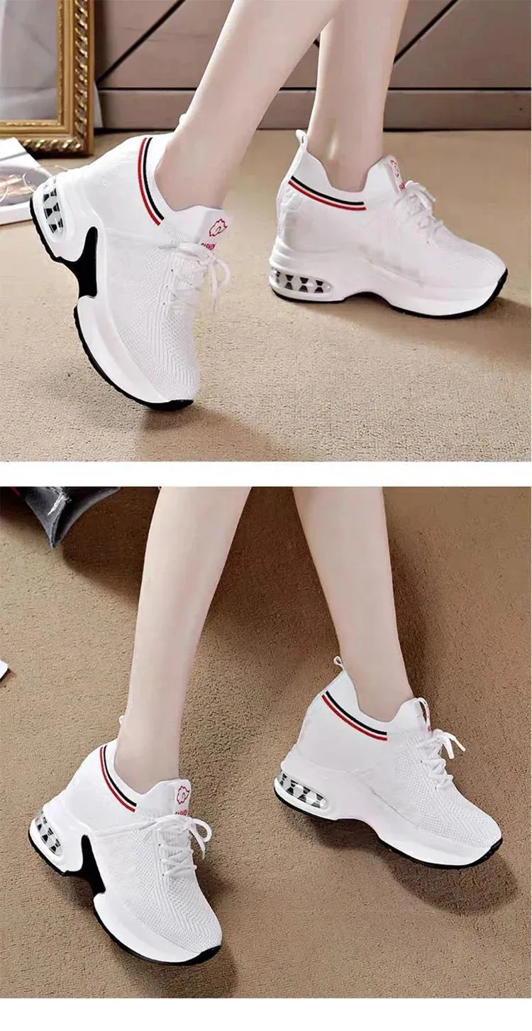 Breathable Increase Height Air Cushion Sports Shoes