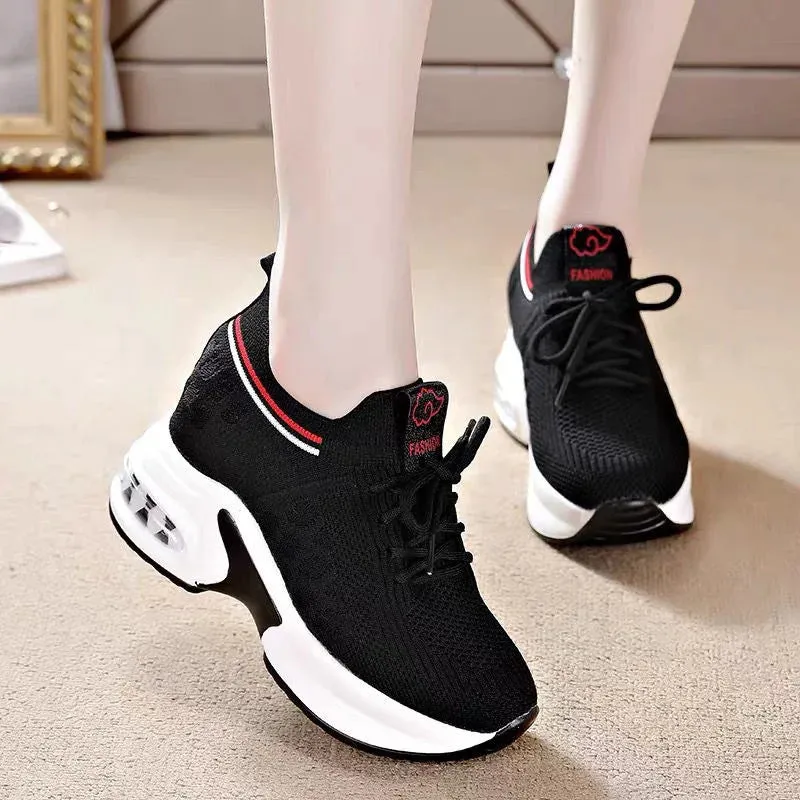 Breathable Increase Height Air Cushion Sports Shoes