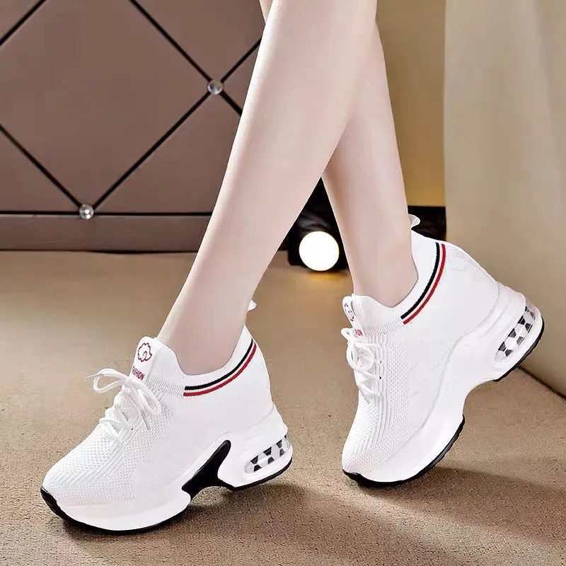 Breathable Increase Height Air Cushion Sports Shoes