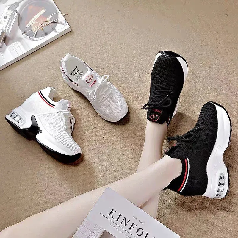 Breathable Increase Height Air Cushion Sports Shoes
