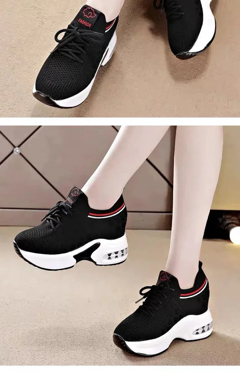 Breathable Increase Height Air Cushion Sports Shoes