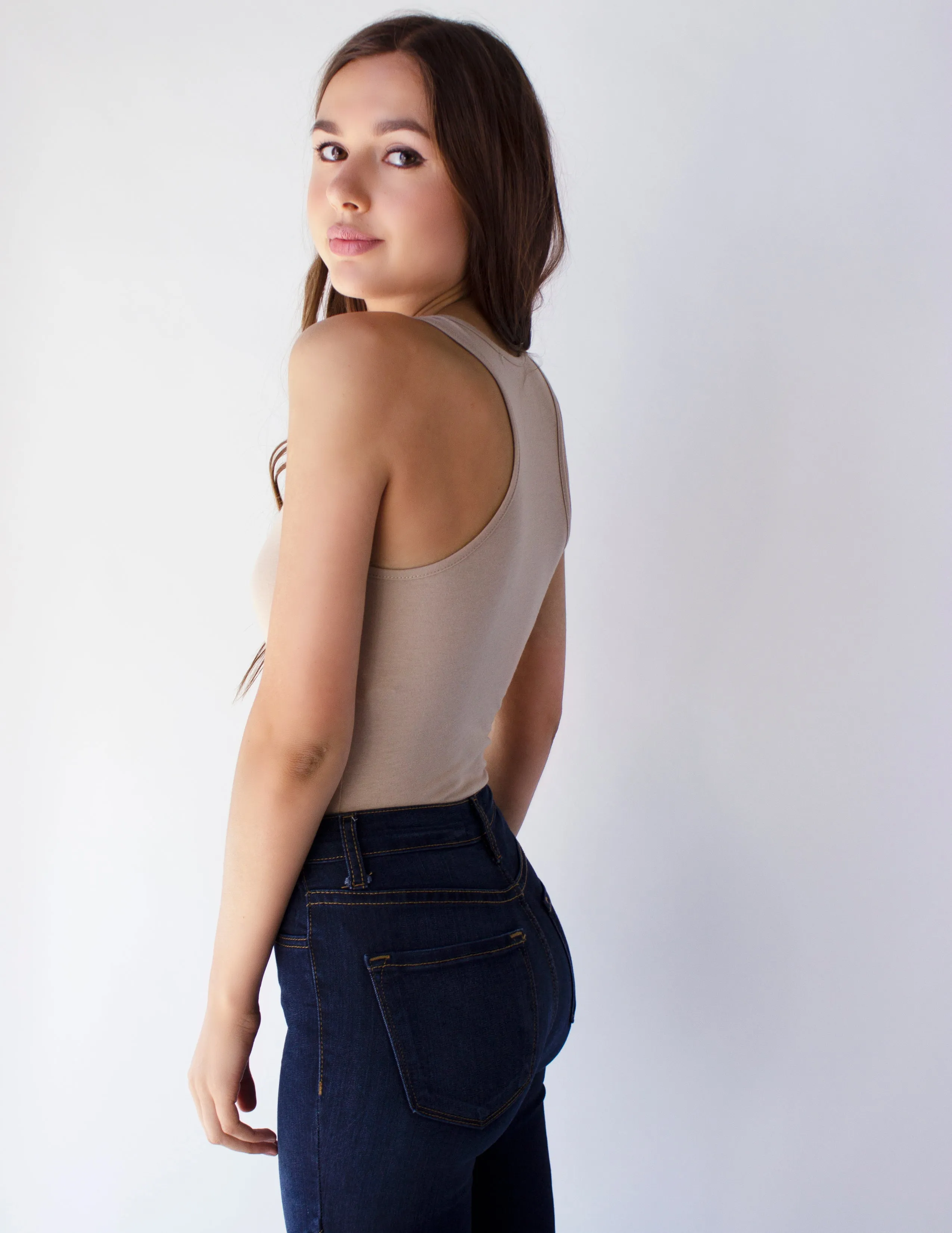CARNELIA BODYSUIT- KHAKI