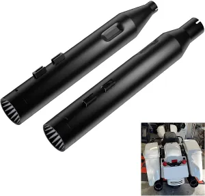 CERAMIC COATING Slip Exhaust for Harley-slip-on-mufflers Updating, 4.5 Inch for Harley 2017-up Touring Models PRO BAFFLE BACK ORDER