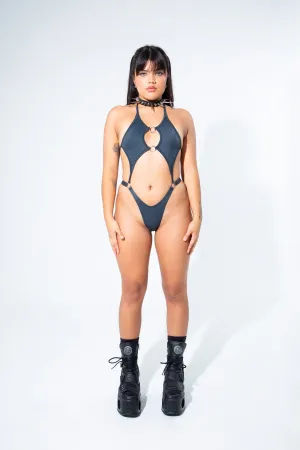 Charcoal Obscure Bodysuit
