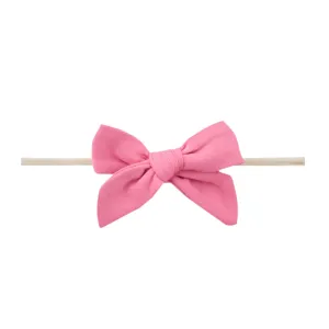 Classic Nylon Bow - Flamingo