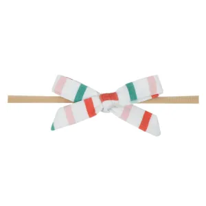 Copper Pearl: Ribbon Nylon Bow - Tinsel