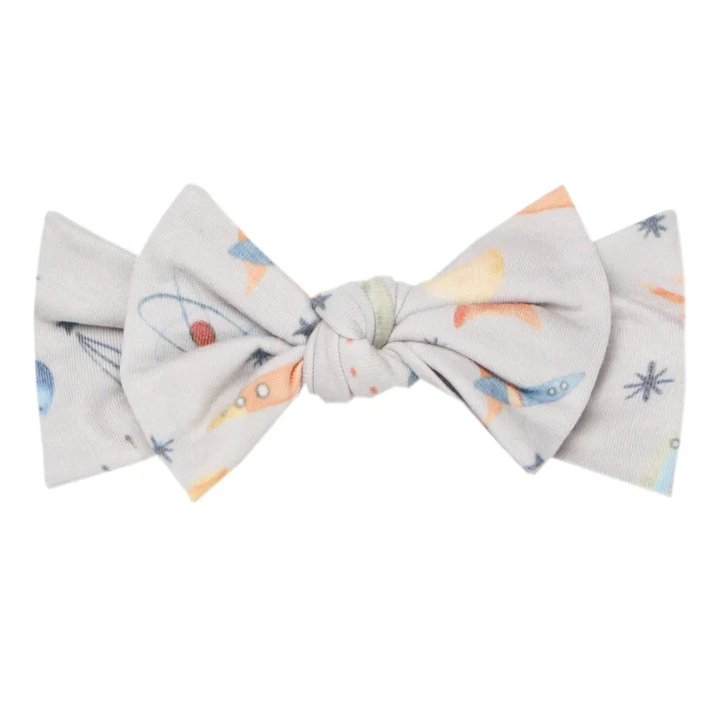 Cosmos Knit Headband Bow