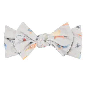 Cosmos Knit Headband Bow