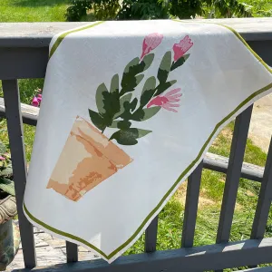 Cyclamen, Flour Sack Kitchen Towel, Set of 2