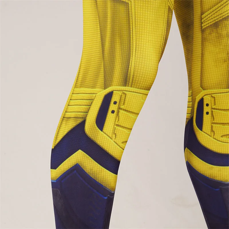 Deadpool 3 Wolverine Cosplay Costume Captain America Superhero Wolverine Jumpsuit With Claw Prop