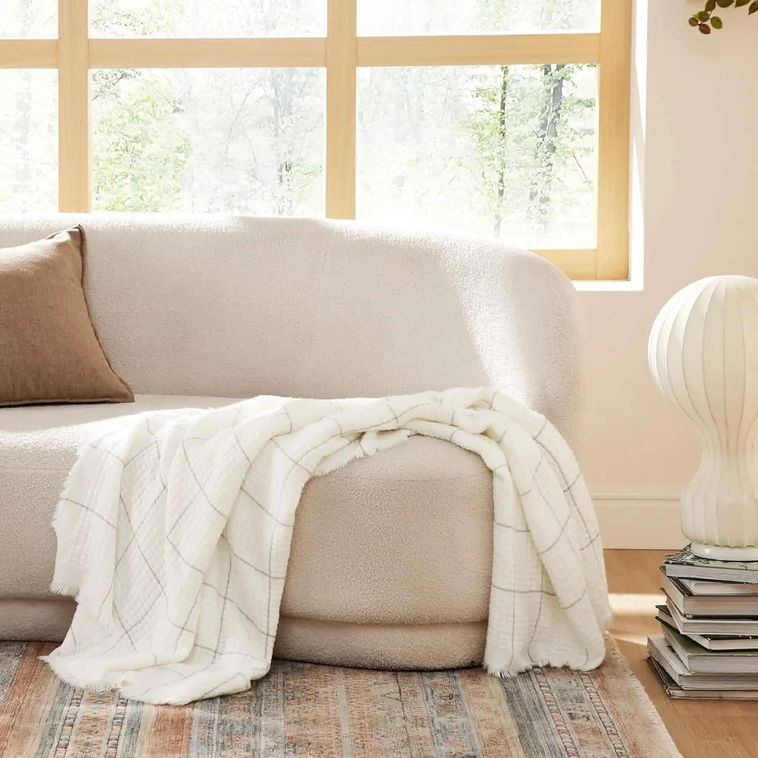 Decorative Woven Throw Blanket