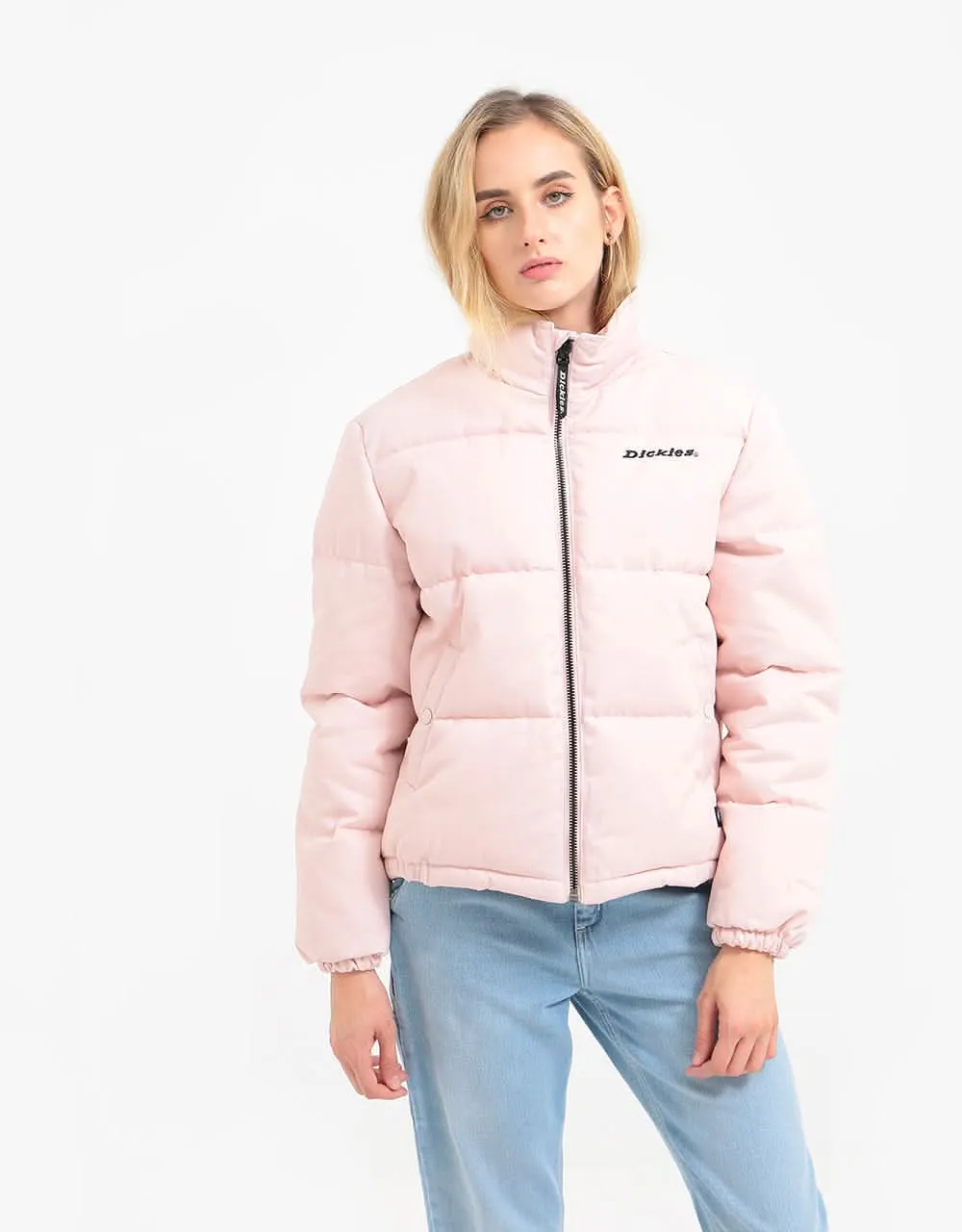 Dickies Womens Rodessa Puffer Jacket - Light Pink