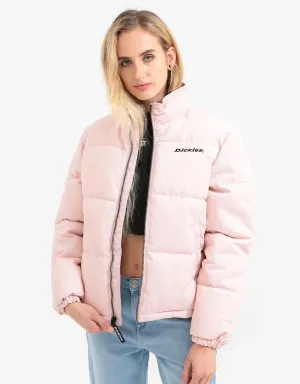 Dickies Womens Rodessa Puffer Jacket - Light Pink