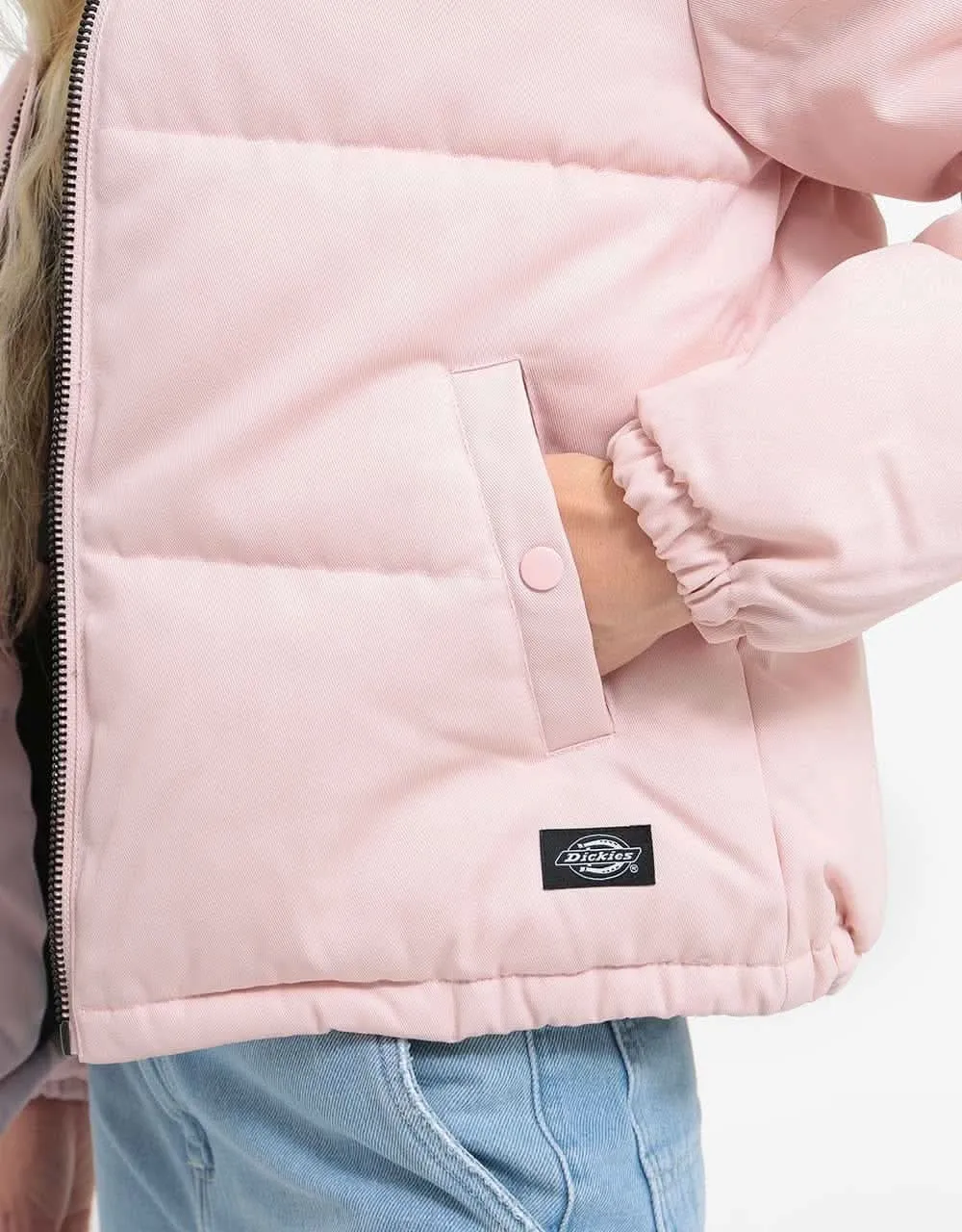 Dickies Womens Rodessa Puffer Jacket - Light Pink