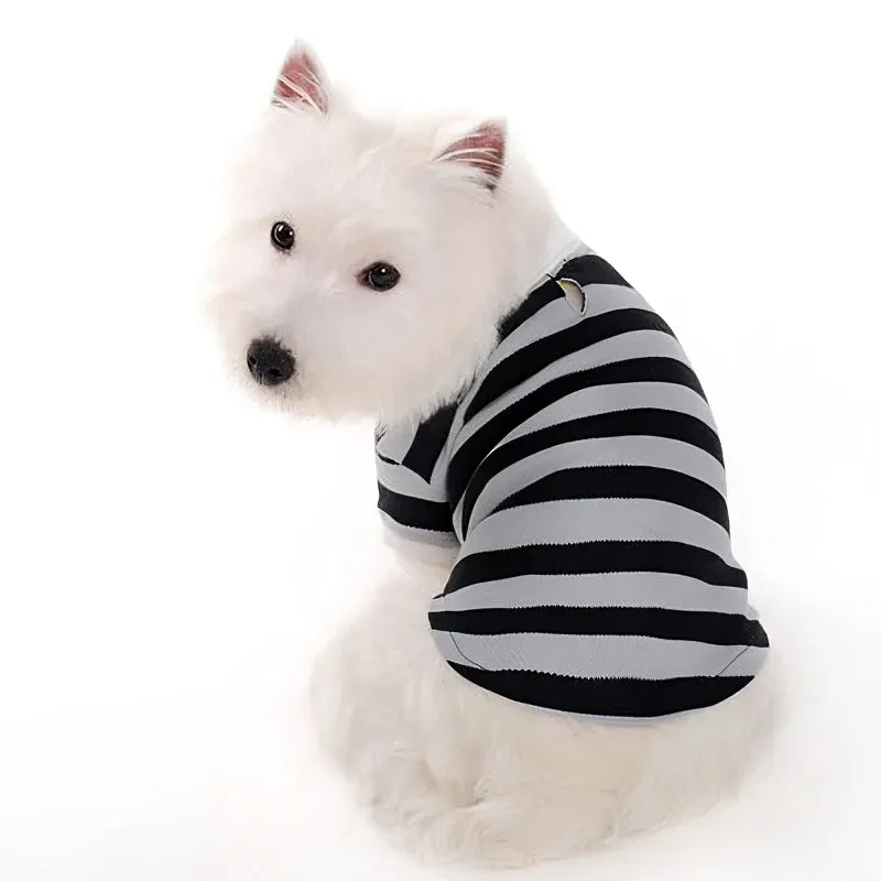 Dogo Pet  Stripe Polo Dog Shirt