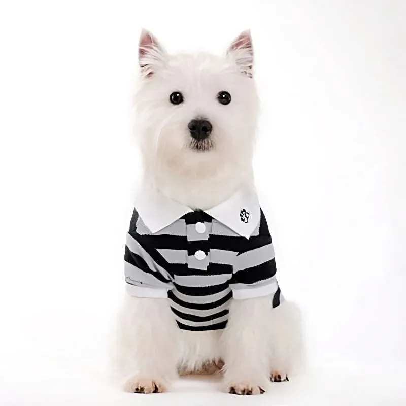 Dogo Pet  Stripe Polo Dog Shirt