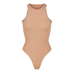 FITS EVERYBODY HIGH NECK BODYSUIT | OCHRE
