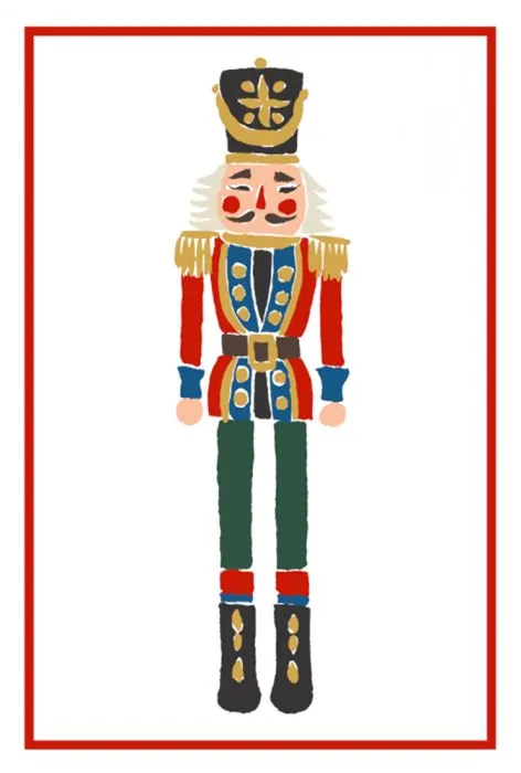 Flour Sack Kitchen Towel - Nutcracker