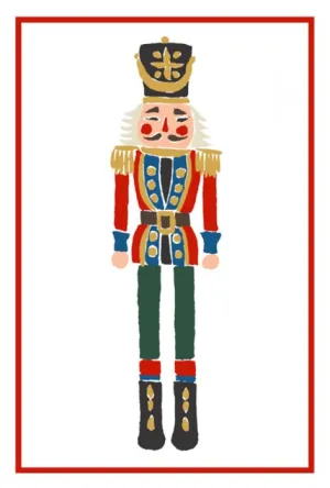 Flour Sack Kitchen Towel - Nutcracker