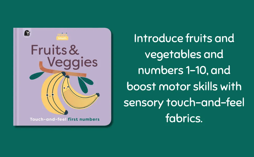 Fruits & Veggies: Touch-and-Feel First Numbers
