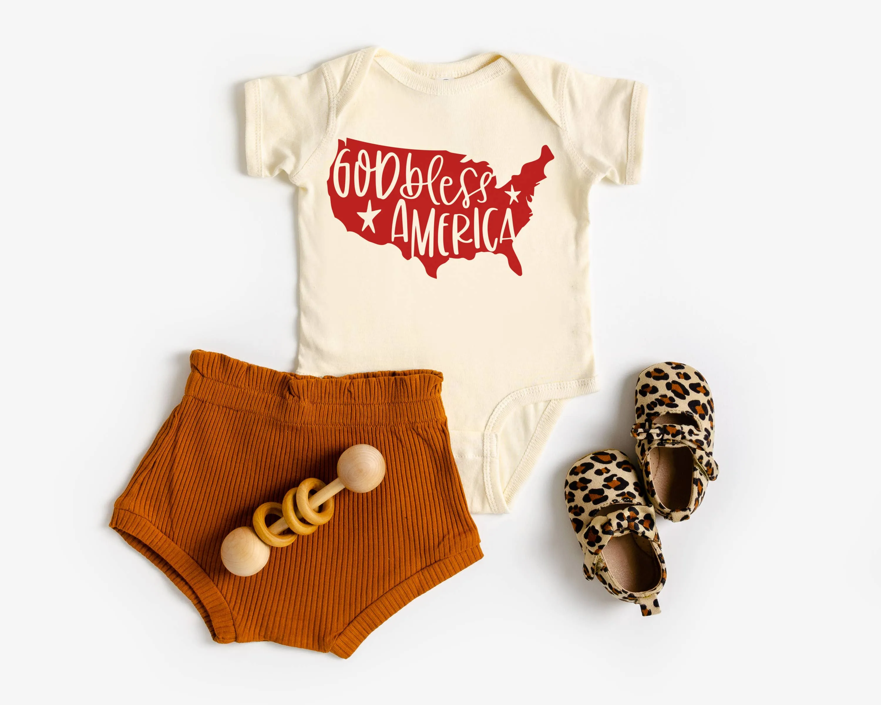 God Bless America Bodysuit