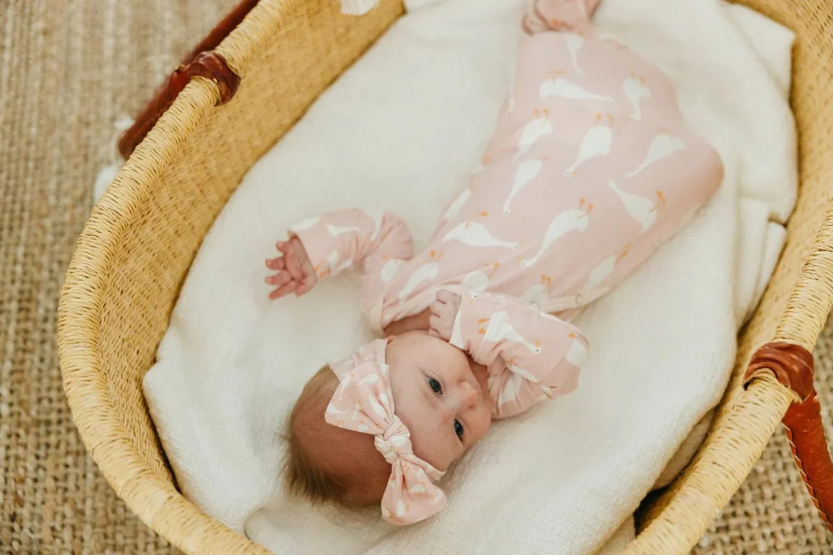 Goosie Knit Headband Bow