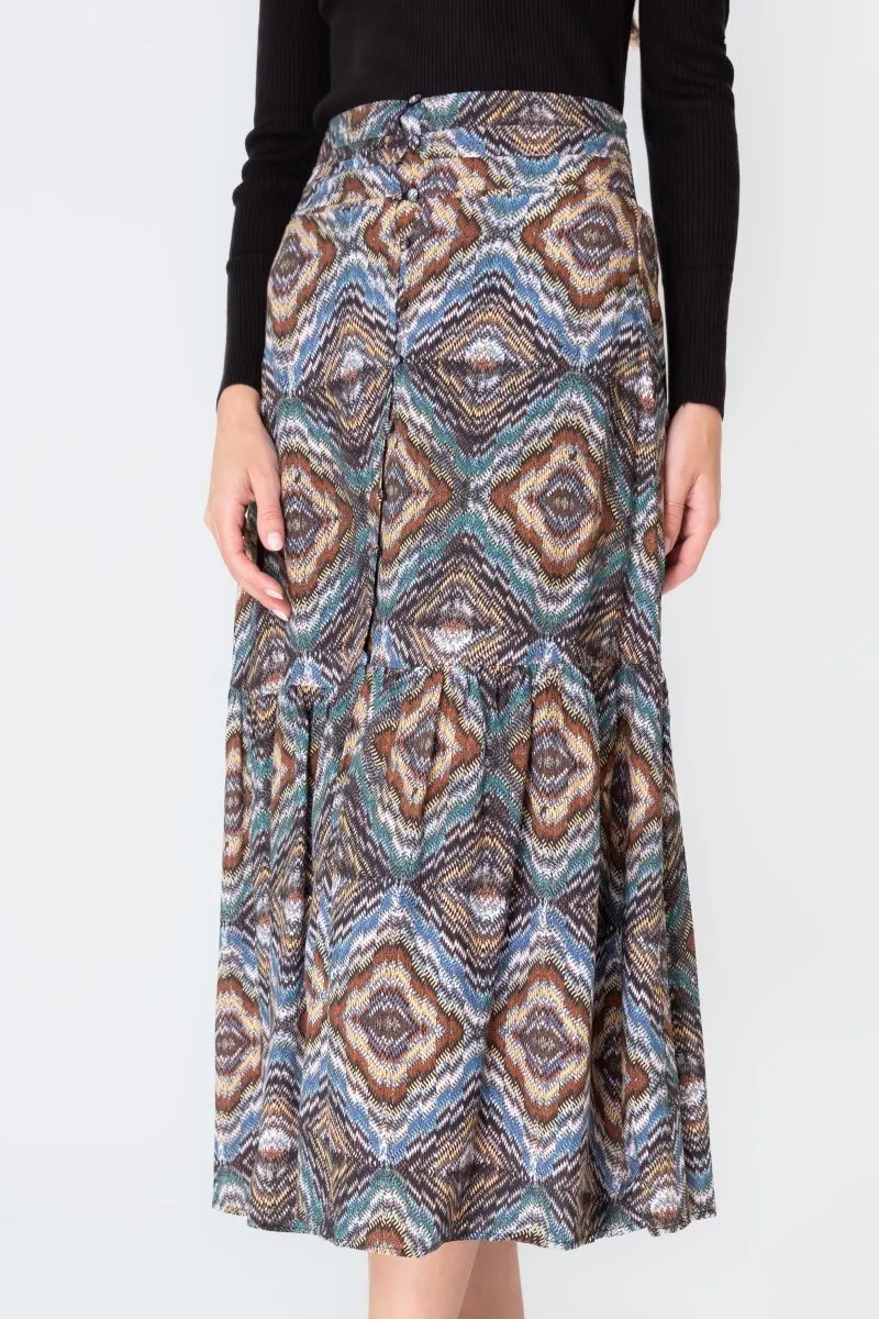 GWENYTH SKIRT (Yellow/Multicolor)