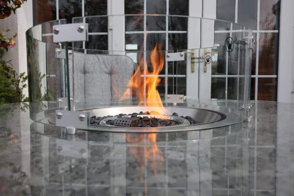 Hatherton 4 Seat Round Fire Pit Set