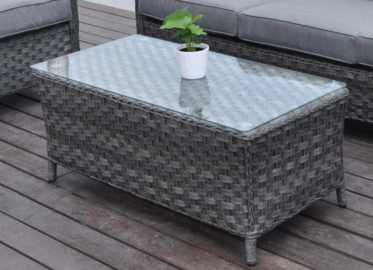 Hatherton Rattan- Sofa Set- Grey Or Natural