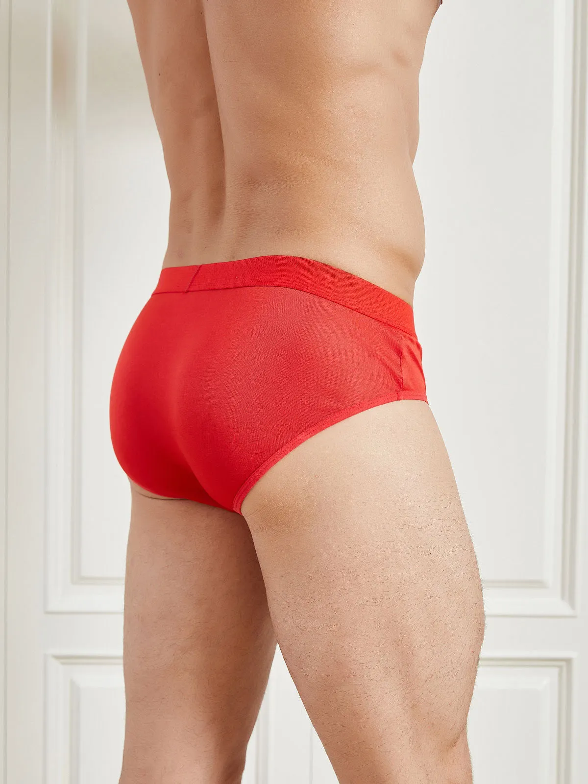 Heren Briefs Breathable Zijde Gebreid Ondergoed