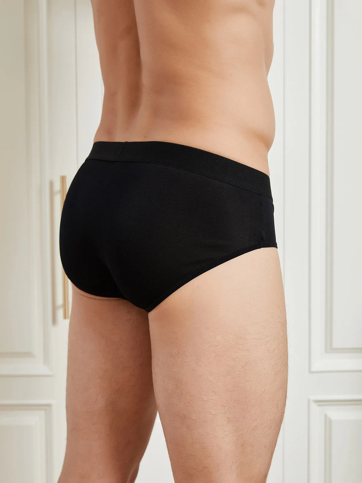 Heren Briefs Breathable Zijde Gebreid Ondergoed