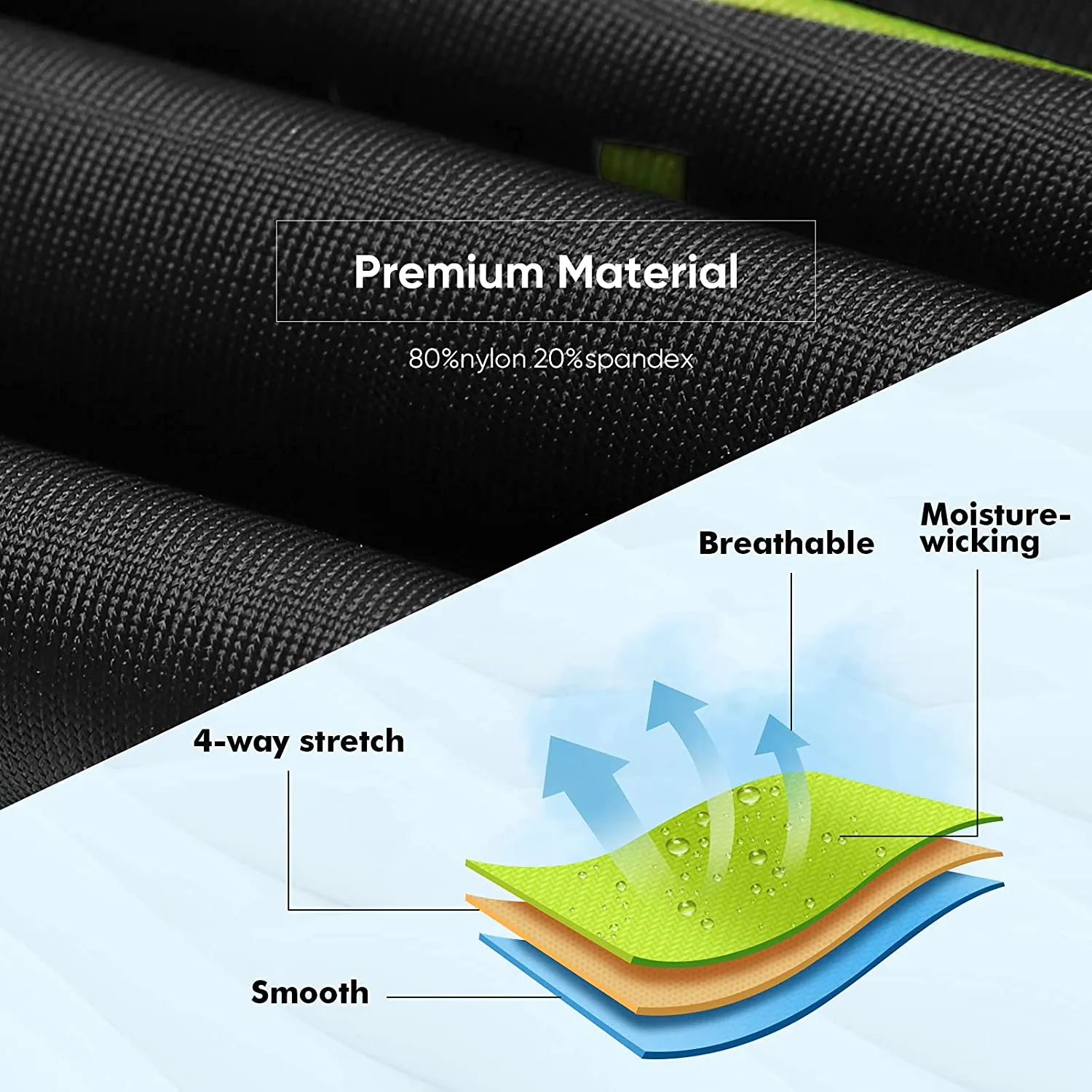 Hiauspor Padded Bike Shorts for Men, with 2 Slash Pockets and 1 Zipper Pocket, Breathable Quick Dry Lightweight