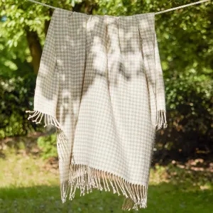 Houndstooth Knit Blanket