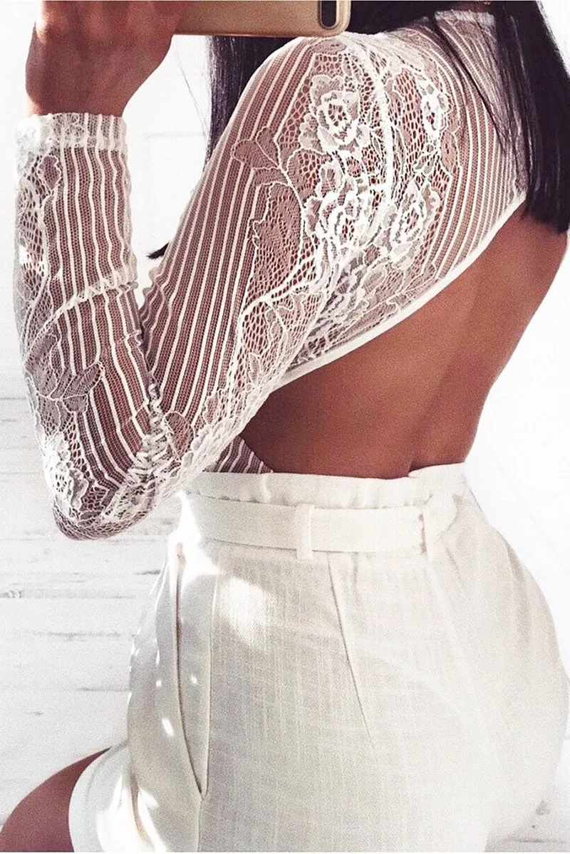 Jenna white bodysuit