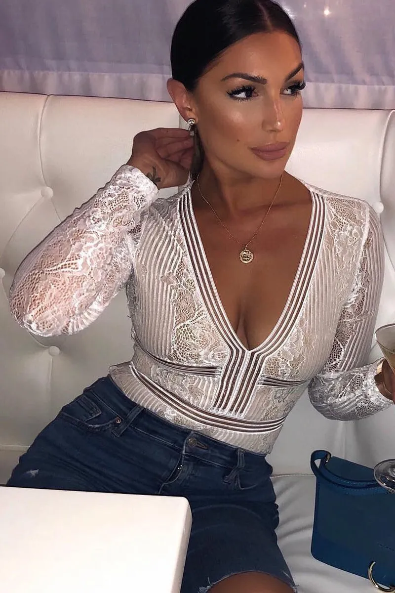 Jenna white bodysuit