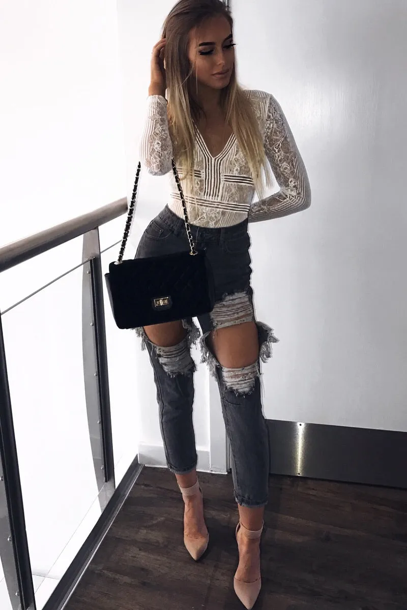 Jenna white bodysuit