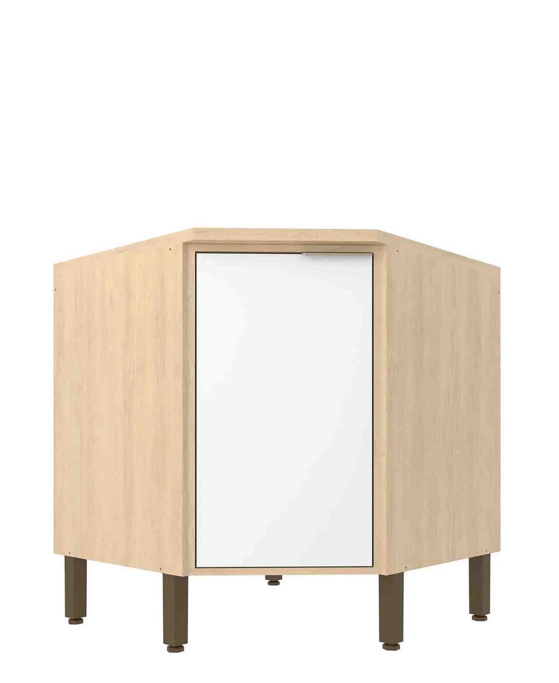 Karine Bottom Corner - Walnut