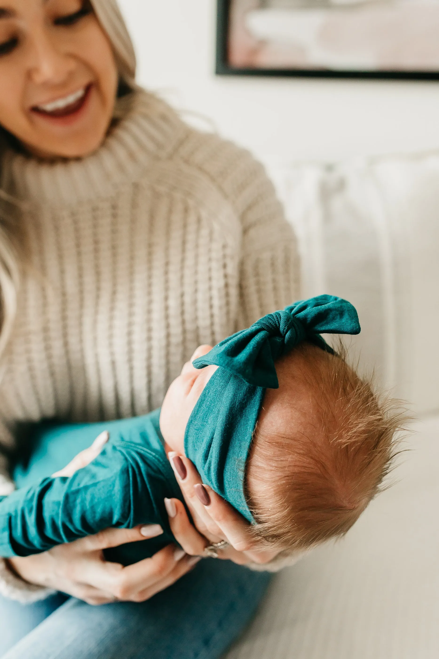 Knit Headband Bow - Jaspar